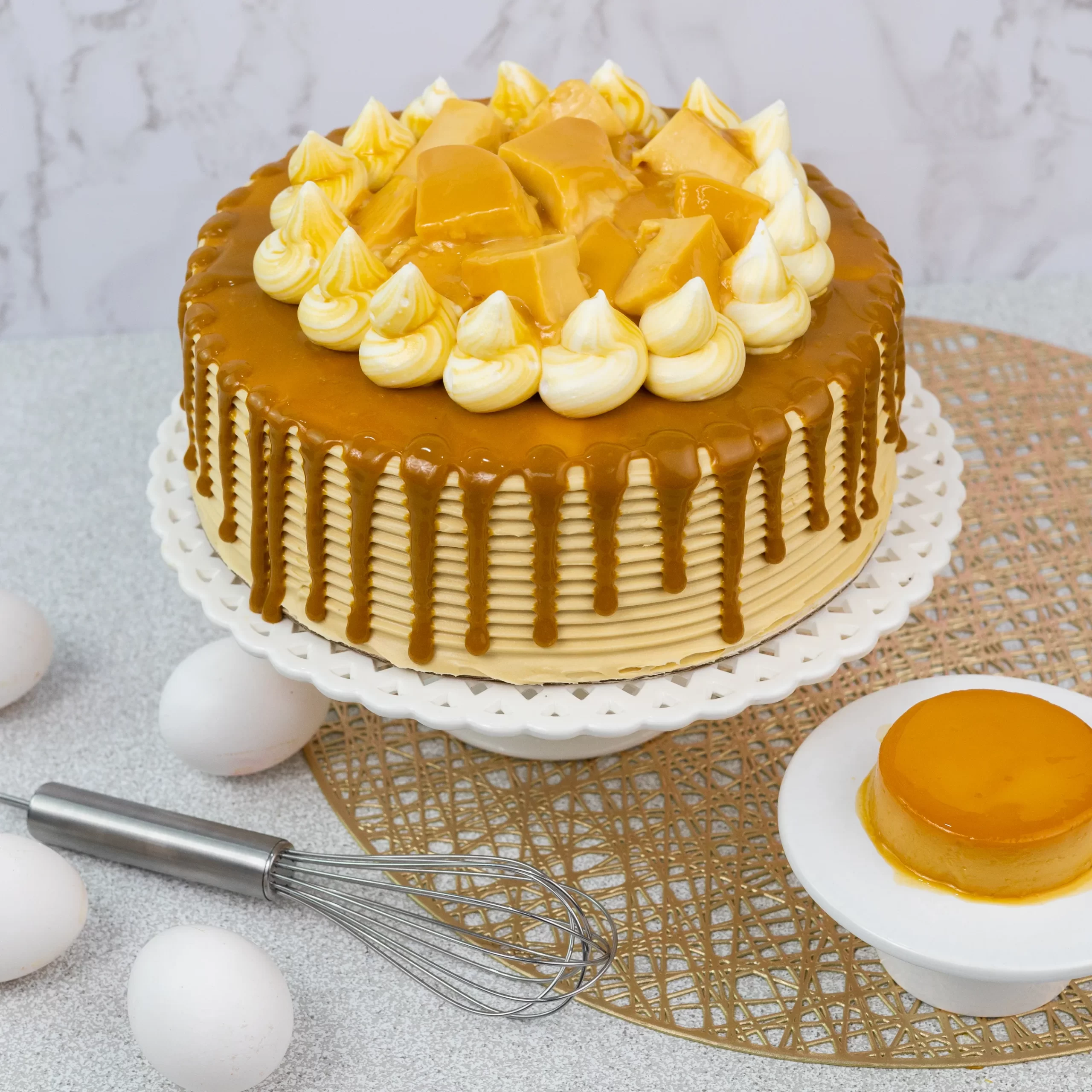 Caramel de leche cake